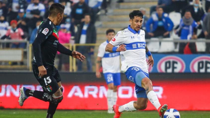 La UC sufre una agónica caída ante Palestino y le dice adiós al pentacampeonato
