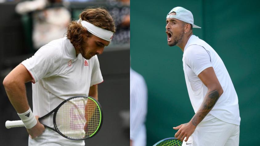 Tsitsipas despedazó a Kyrgios tras polémico partido en Wimbledon: "Es un acosador y tiene un lado malvado"