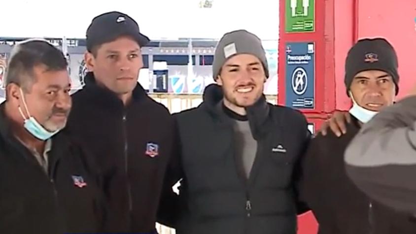 Conociendo su "casa": captan a Marco Rojas visitando el estadio de Colo Colo