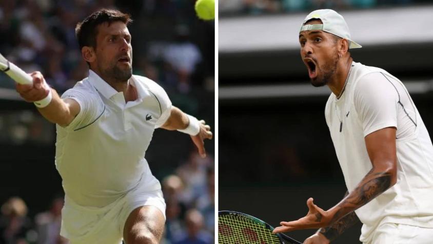 Novak Djokovic vs Nick Kyrgios: cuándo, dónde y a qué hora ver por TV y online la final de Wimbledon
