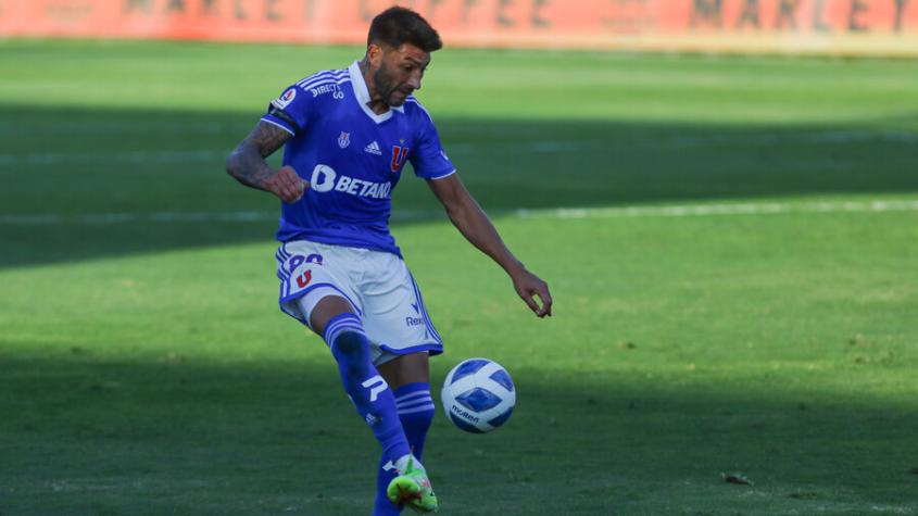 Se encienden las alarmas en la U: Álvaro Brun no entrenó y está en duda para el duelo ante Curicó Unido