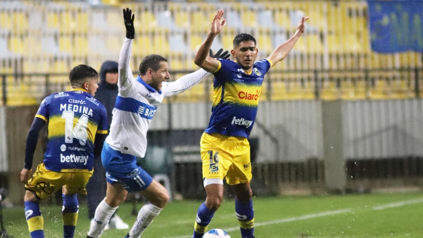 Ni con uno más: la UC solo rasguña un empate en Viña del Mar ante Everton