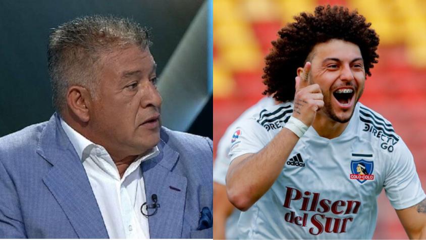 Claudio Borghi se aburrió de las simulaciones de Falcón: "Si fuera delantero te creo ¿Pero central?"