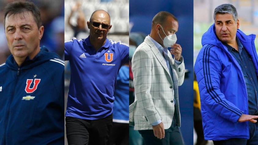 ¿Cuántos técnicos han pasado por la U desde el último título de los azules en 2017?