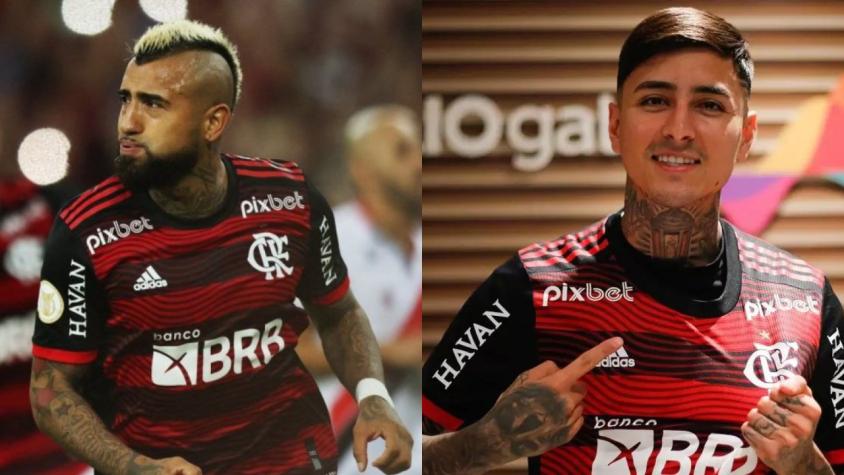 Arturo Vidal y Erick Pulgar
