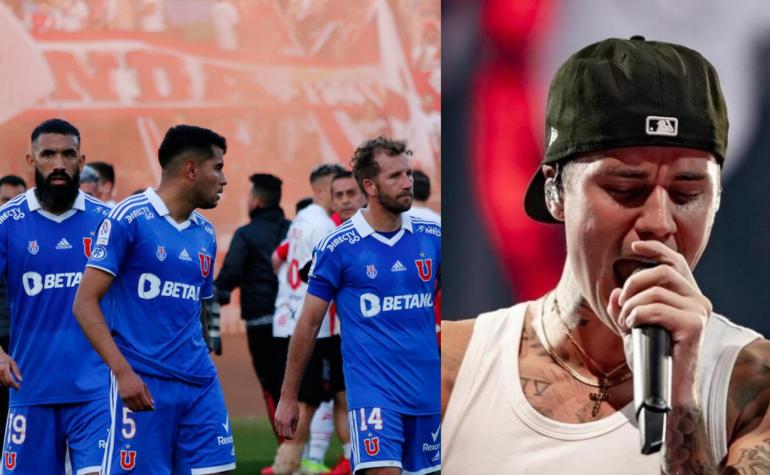 Concierto de Justin Bieber obliga a la U a salir de Santiago en un duelo clave en la lucha por no descender