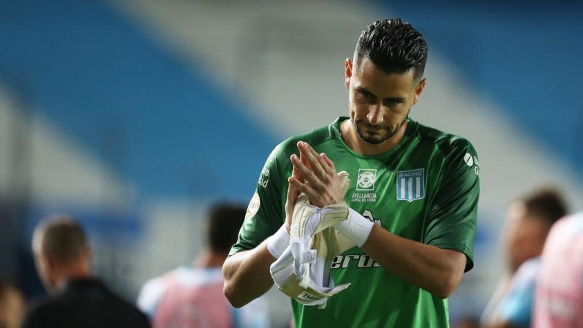 Gabriel Arias, portero de Racing Club
