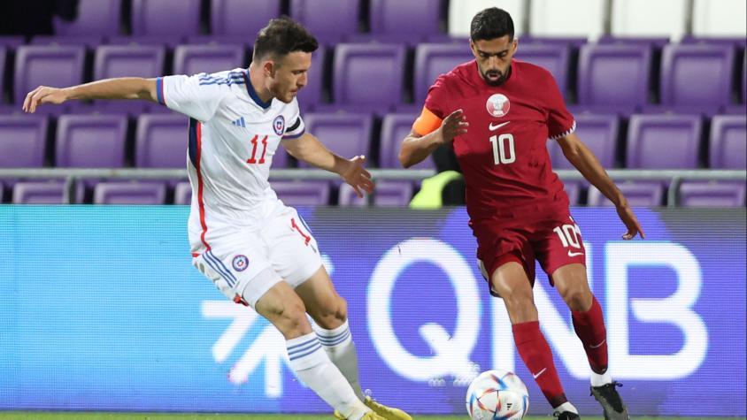 El partido de Ángelo Henríquez: desaparecido en la cancha durante el amistoso ante Qatar