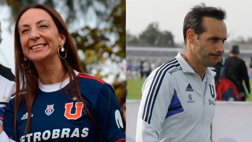 Cecilia Pérez encantada con el trabajo de Sebastián Miranda en la U: “Me gusta lo que hace dentro y fuera de la cancha”