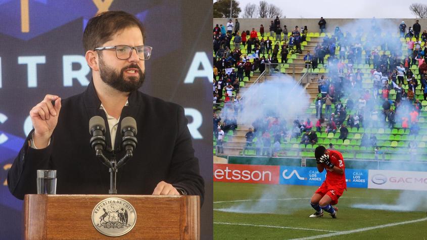 Presidente Boric condena agresión a Martín Parra en el Clásico Universitario: “Este tipo de actitudes no las podemos naturalizar”
