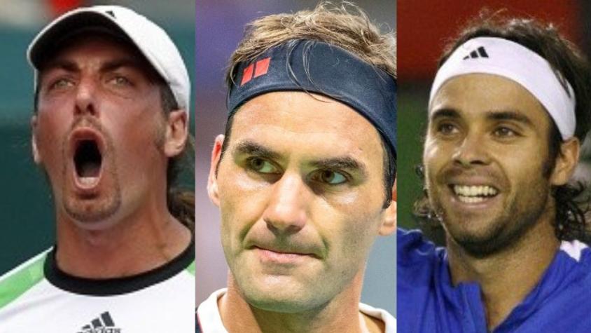 Massú, Federer y González