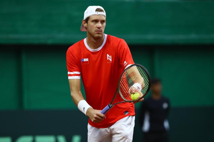 Nicolás Jarry no pudo en su partido y se emparejó la serie de Copa Davis