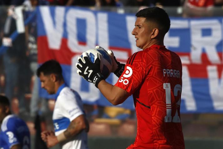 De cuestionado a cumplir: Martín Parra debutó en la U y fue una de las figuras del Clásico Universitario
