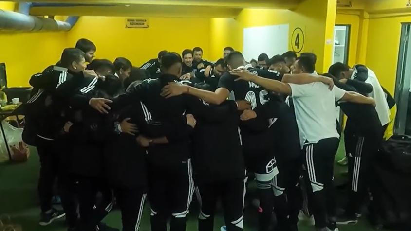 VIDEO | La emotiva arenga de Gabriel Suazo previo al triunfo de Colo Colo en Coquimbo
