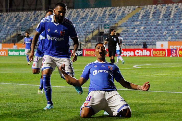 La U de la mano de Palacios se sobrepone a la agresión a Parra y elimina a la UC de Copa Chile
