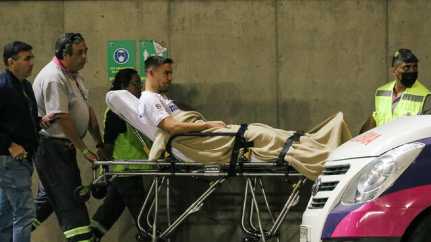 ¡Se retiró entre lagrimas! La terrible lesión que sufrió Matías Cahais en el empate entre Audax y Curicó
