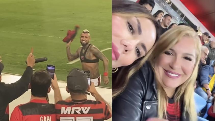 Bajo la atenta mirada de su madre y novia: Arturo Vidal se llevó la ovación de los hinchas tras solidario gesto