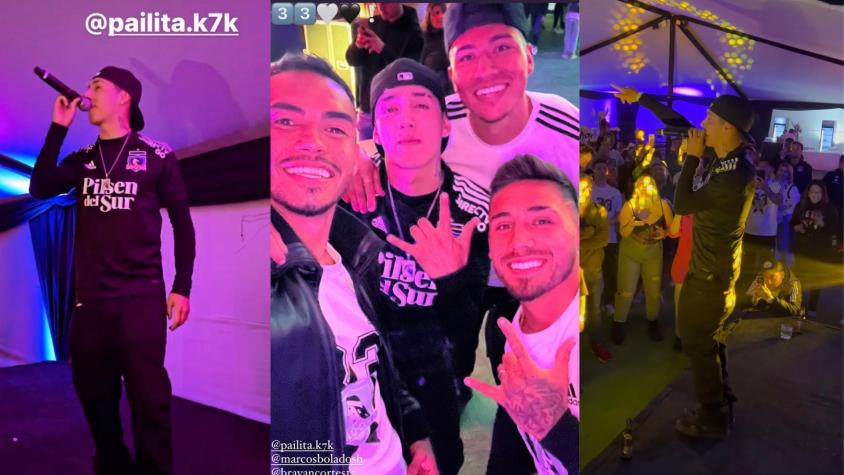 "¡Aguante el Colo!": Pailita puso todo el ritmo y la alegría en el íntimo festejo de Colo Colo en la Casa Alba