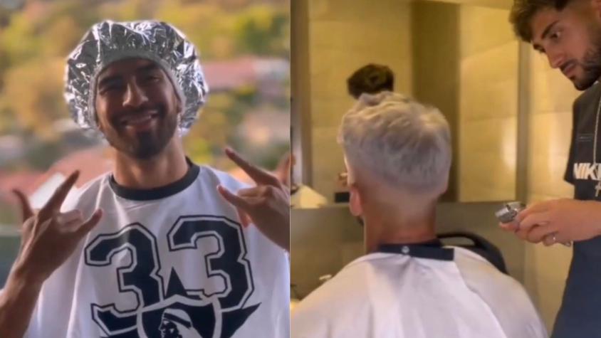 ¡Tardó pero lo hizo! Juan Martín Lucero cumplió con su apuesta y estrenó nuevo look a lo 'Saiyajin'