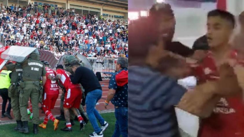 ¡Casi se van a las manos! Plantel de Ñublense protagoniza un confuso incidente tras finalizar el encuentro con Curicó
