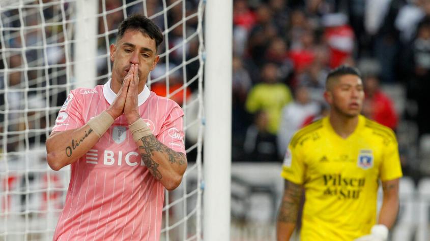 Ya lo estaba celebrando: la increíble oportunidad que falló Fernando Zampedri ante Colo Colo