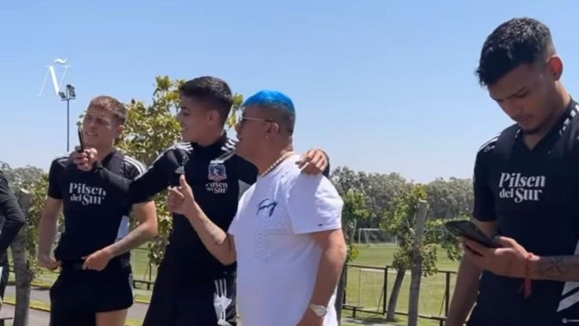 "A lo que llegamos...": hinchas de Colo Colo molestos por la visita de 'Loco René' al estadio Monumental