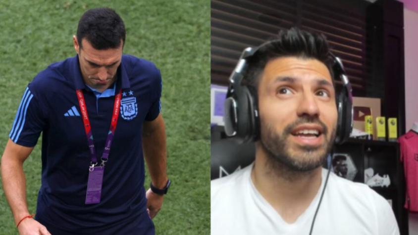 El día que Sergio Agüero le advirtió a Argentina cómo debía jugarle a Arabia Saudita: "Ojo Scaloni, te estoy dando todos los detalles"
