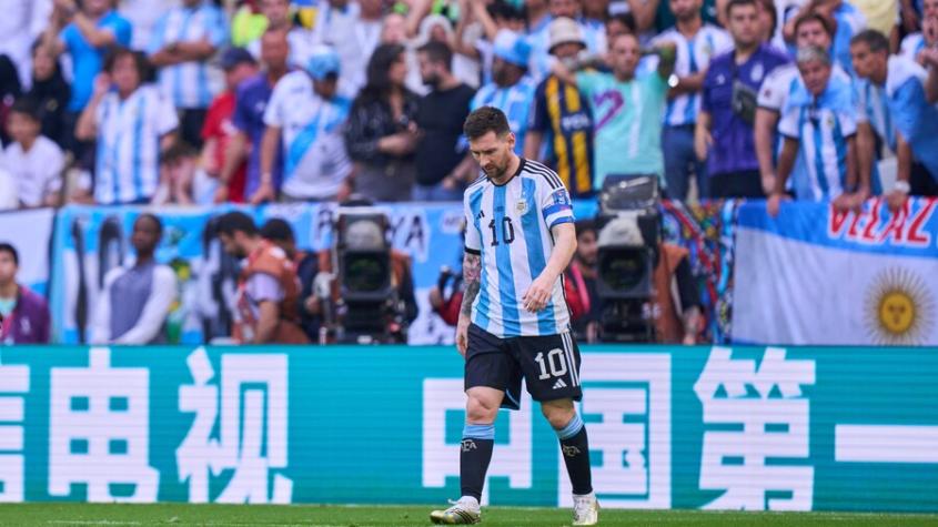 Revive la dramática derrota de Argentina ante Arabia Saudita por Canal 13