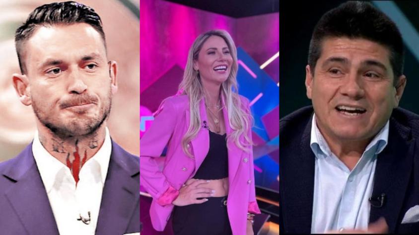 Mauricio Pinilla, Gisella Gallardo y Marcelo Vega