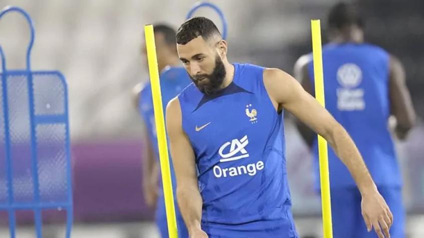 ¡Alarma en Francia! Karim Benzema se retiró lesionado del último entrenamiento