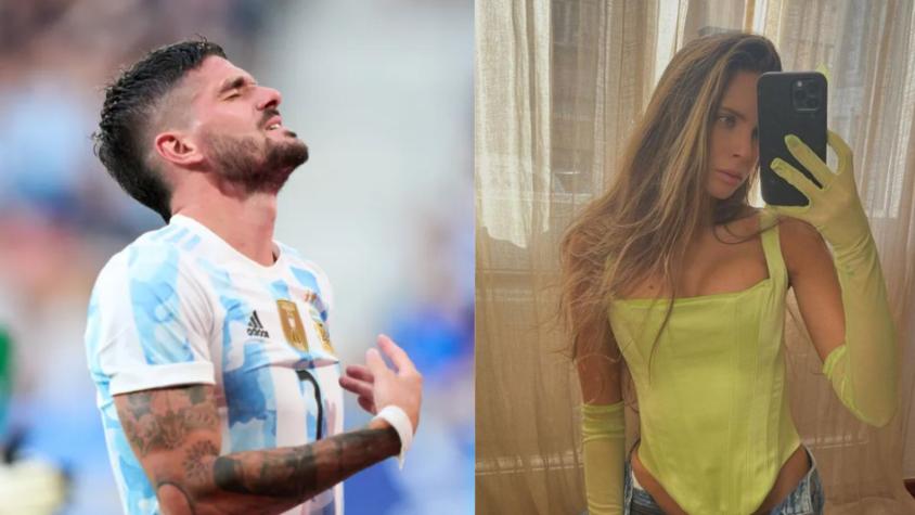 Rodrigo de Paul y amiga de Tini