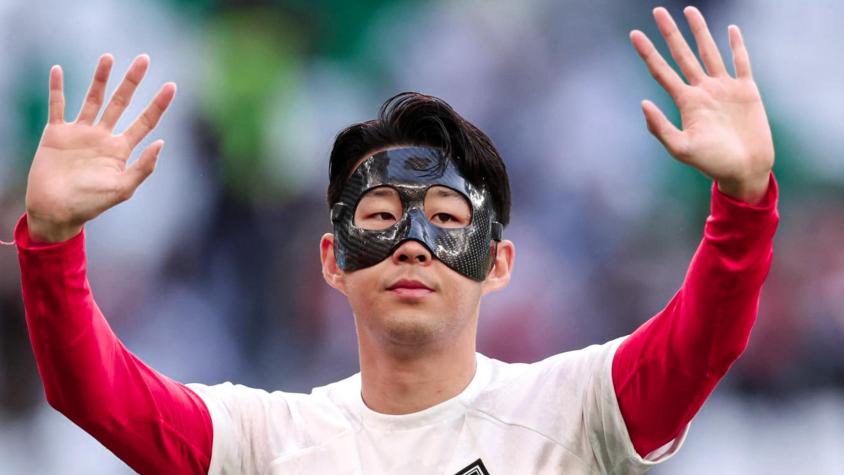 ¡A lo Batman! Heung-Min Son enloqueció Qatar con llamativa máscara ante Uruguay