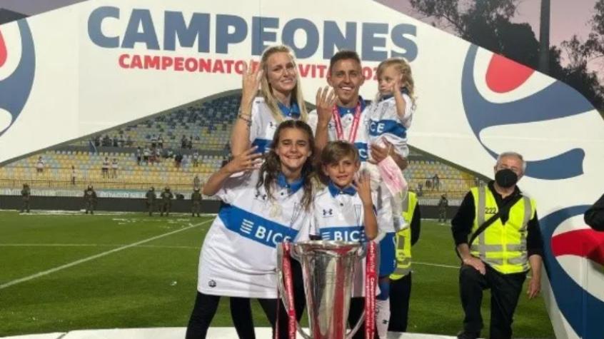 Diego Buonanotte junto a su familia