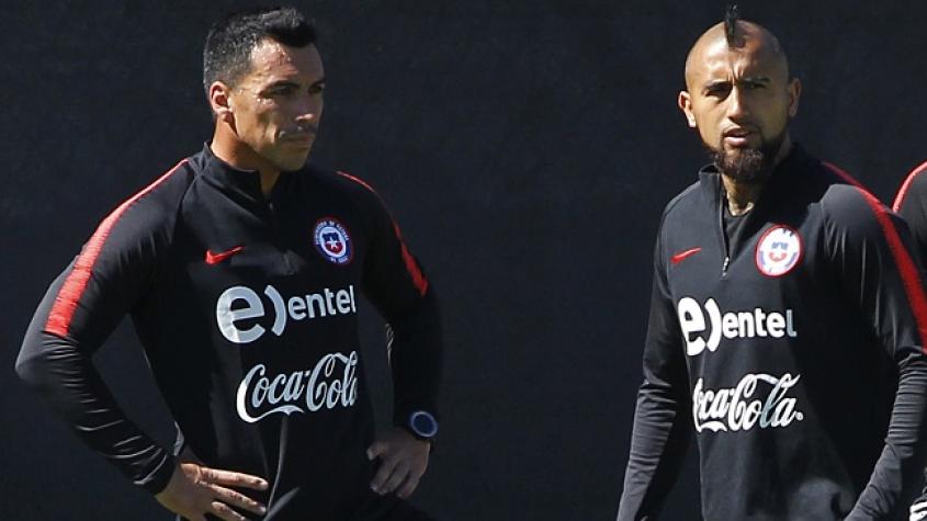 Esteban Paredes y Arturo Vidal