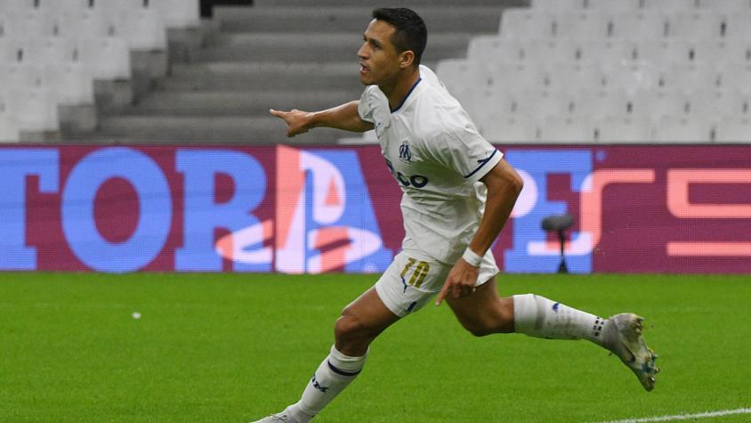 VIDEO| ¡Pura calidad! Alexis Sánchez se matriculó con un verdadero golazo en amistoso del Marsella