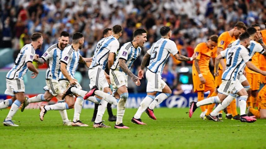 La burla de Nicolás Otamendi a Países Bajos tras el triunfo de Argentina en el Mundial Catar 2022