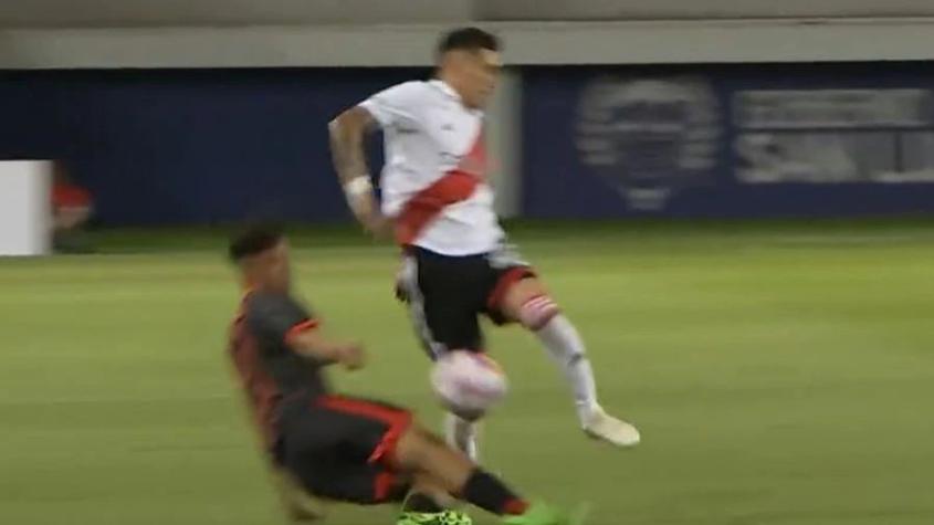 Futbolista de Unión La Calera fracturó a refuerzo estrella de River Plate en amistoso