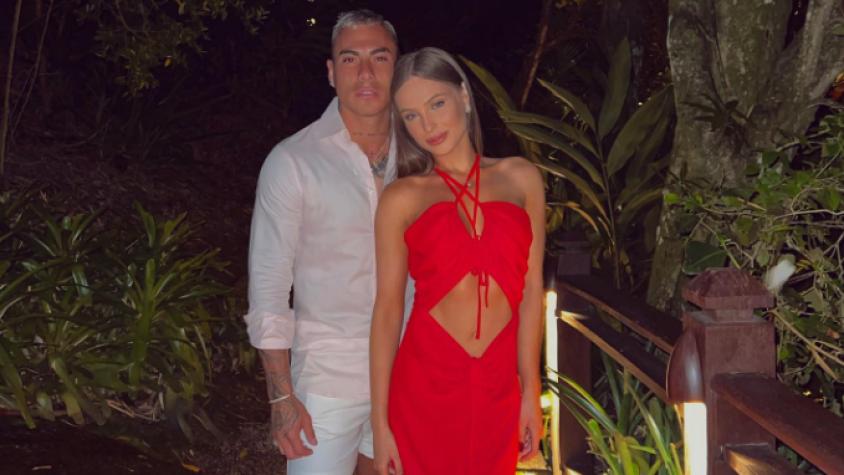 Eduardo Vargas y su novia Juliana Peixoto (Instagram)