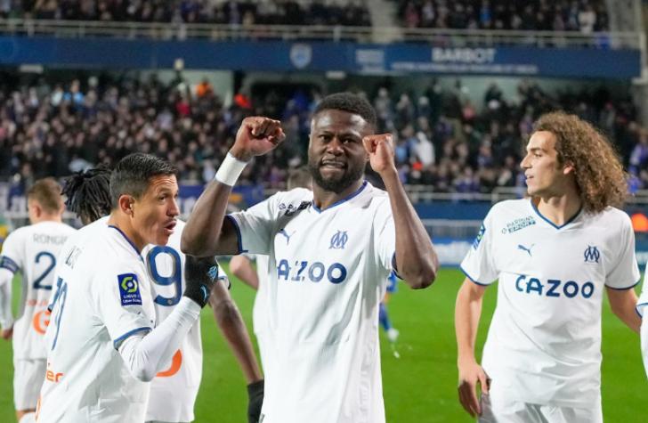 Con Alexis Sánchez muy desabastecido: Olympique de Marsella venció a Troyes y se mantiene en zona de Champions League