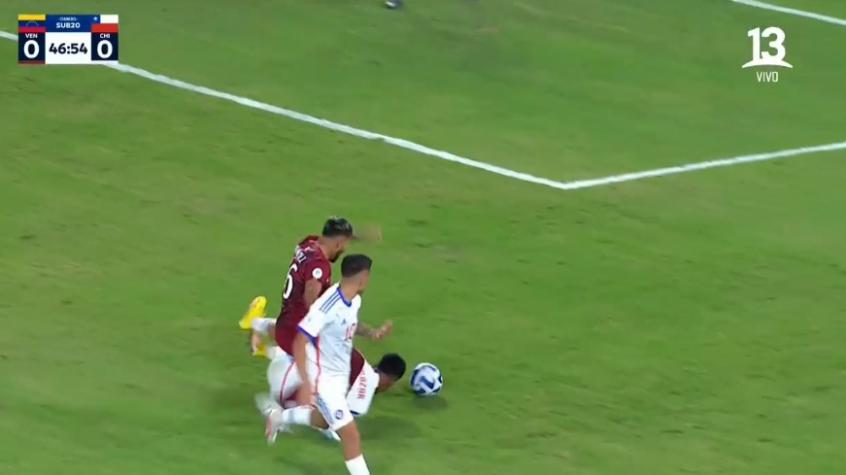 VIDEO | El penal y el gol de Venezuela que dejó a Chile fuera del Sudamericano Sub 20
