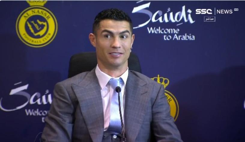 ¡La carita de Cristiano Ronaldo! Periodista gritó "siuuu" en la conferencia y así fue la reacción de CR7