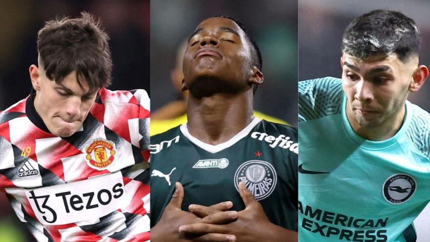 ¡Sin Endrick ni Garnacho! Las figuras del continente que no estarán en el Sudamericano Sub 20