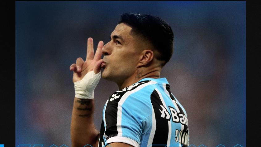 ¡Qué estreno! Luis Suárez debutó en Gremio con un impresionante hat-trick