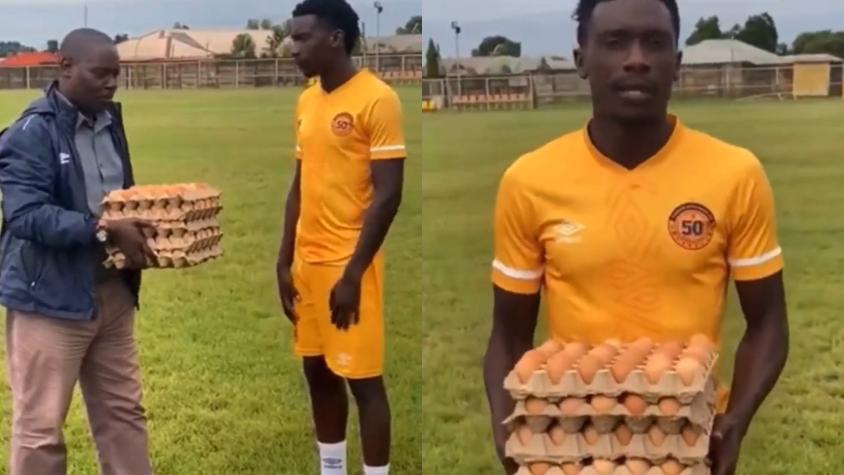 ¡Que no le falte huevo! El insólito regalo al mejor jugador en la Liga de Zambia