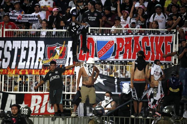 Hinchas de Colo Colo en Viña del Mar