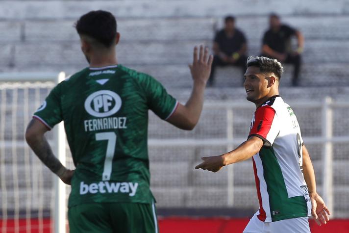 Maximiliano Salas salvó a Palestino y sobre la hora rescató un empate ante Audax Italiano