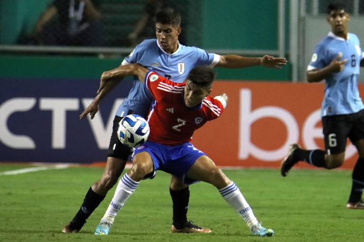 Chile sufrió una vergonzosa goleada ante Uruguay y quedó colgando del Sudamericano Sub 20