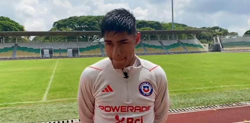 Darío Osorio sobre el debut de la Roja en el Sudamericano Sub 20: "Queremos que nos vaya bien y poder clasificar al Mundial"