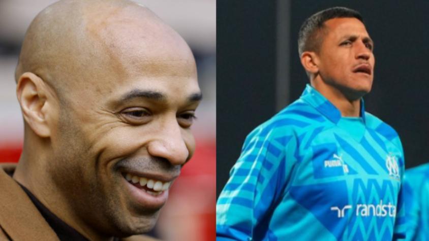 "Es un modelo a seguir": Thierry Henry se rinde ante Alexis Sánchez por su nivel en la Ligue 1