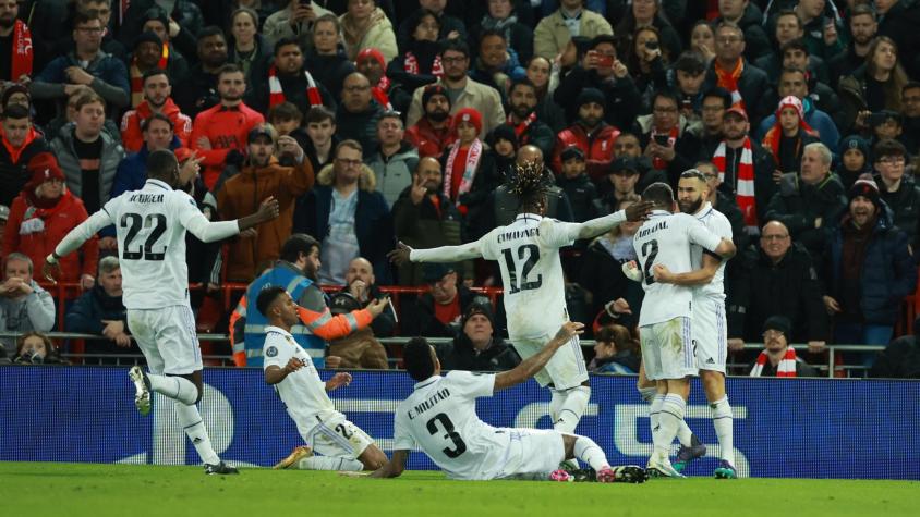 Real Madrid se levantó del suelo y terminó goleando a Liverpool en su casa